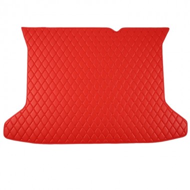 Red Luxury Leather Diamond Trunk Base Mats for Sale